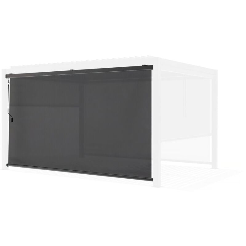 foto del prodotto habitat et jardin tenda a rullo pergola 370 x 204 cm antracite