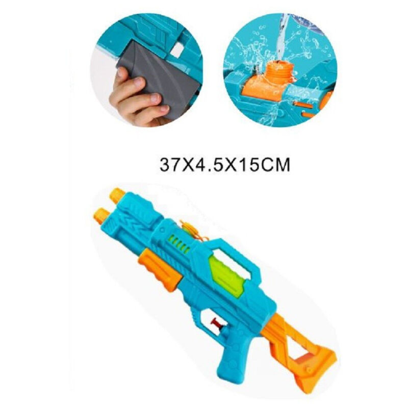 foto del prodotto trade shop traesio pistola ad acqua con serbatoio 37x4.5x15cm gioco bambini estate assortiti 605451 