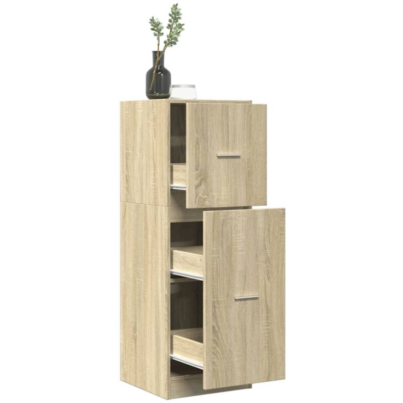 foto del prodotto armadietto da farmacia rovere sonoma 40x41x118 cm in truciolato vidaxl