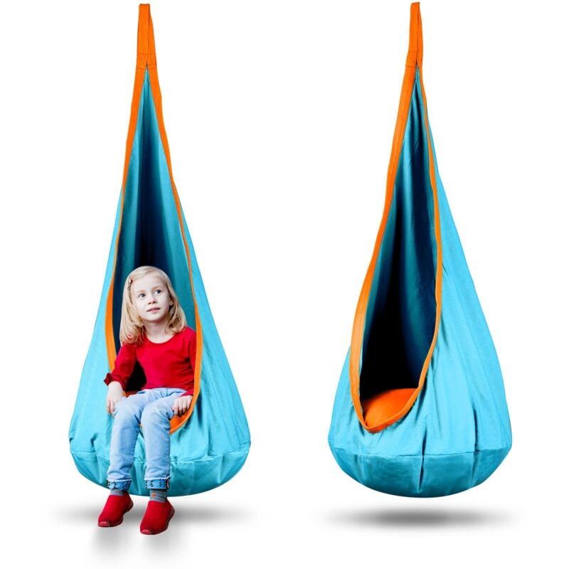 foto del prodotto sedia sospesa cocoon turchese neo sport