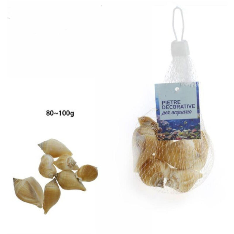 foto del prodotto trade shop traesio sacchetto di conchiglie di mare da 80 100 gr decorazione arredo acquario 70287 
