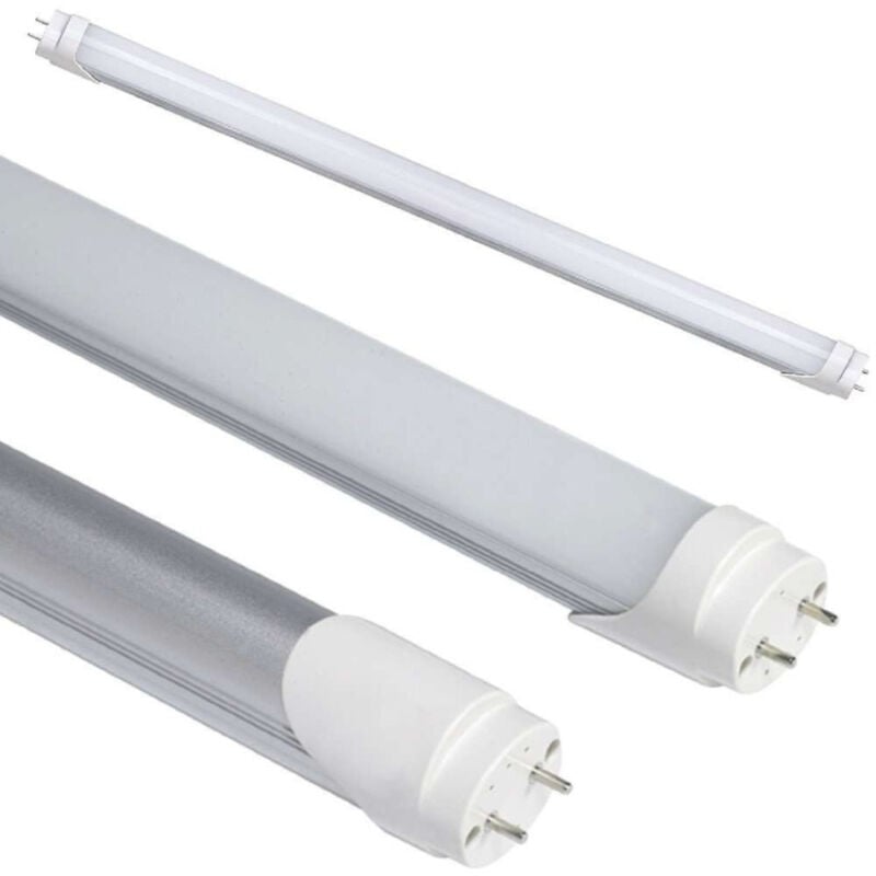 foto del prodotto trade shop traesio tubo neon a led t8 60cm 90cm 120cm 150cm 6000k 3000k luce fredda calda neutra bianco caldo copertura opaca 150 cm 