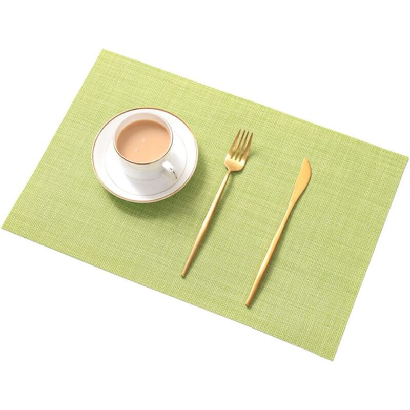 foto del prodotto kzq tovagliette set da 6 , nuove tovagliette antiscivolo con isolamento termico per sala da pranzo, tovagliette decorative lavabili ad asciugatura