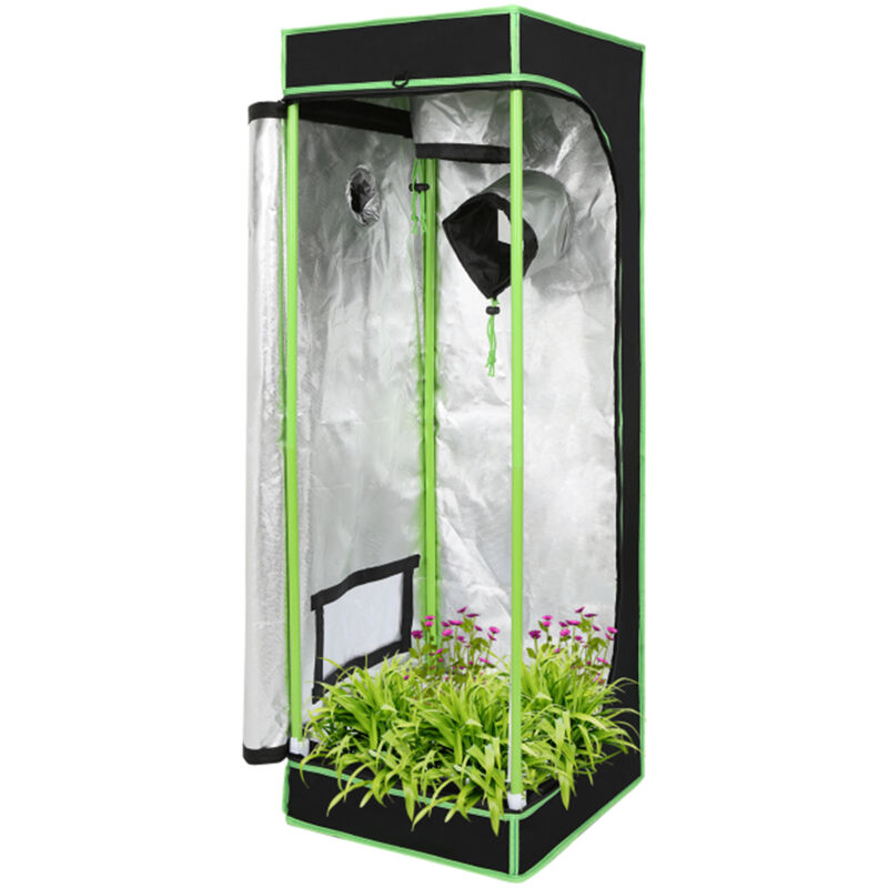 foto del prodotto vingo 40x40x120cm tenda per piante tenda per piante tenda per giardini serra per ortaggi erbe armadio per la crescita