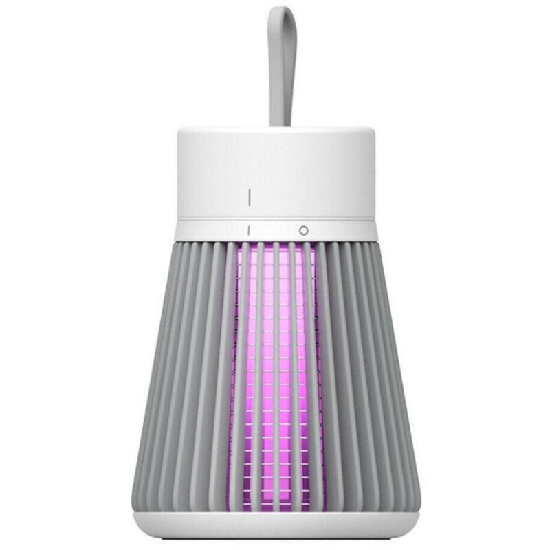 foto del prodotto trade shop traesio zanzariera elettrica led repellente da campeggio anti zanzare con filo usb 