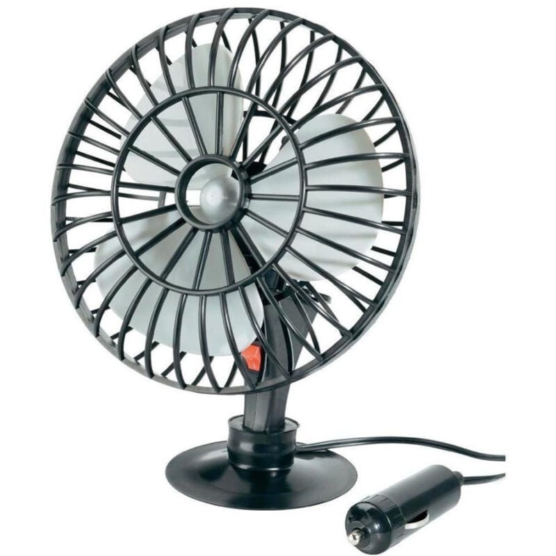 foto del prodotto trade shop traesio ventilatore areatore climatizzatore oscillante a ventosa vento aria auto 12v 