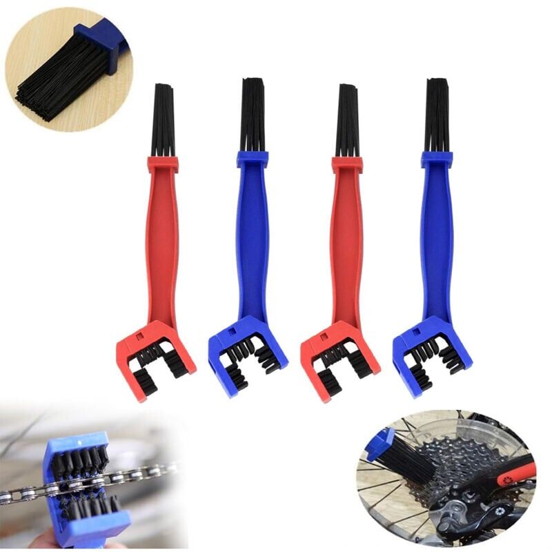 foto del prodotto snq spazzola per catena moto pezzo, spazzola per pulizia bicicletta, set di spazzole per pulizia catena moto, spazzola per pulizia mountain bike e