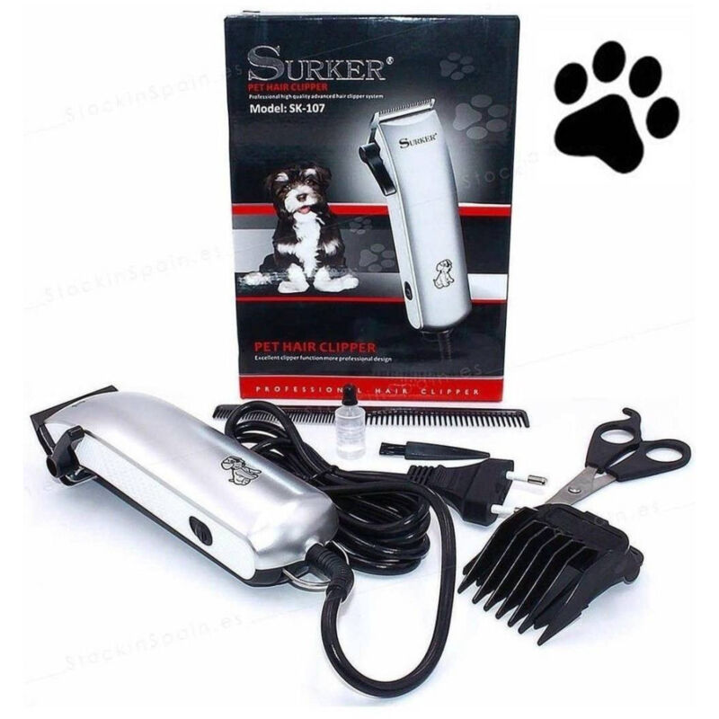 foto del prodotto trade shop traesio professionale pet tosatrice macchina per animali domestici surker sk 107 