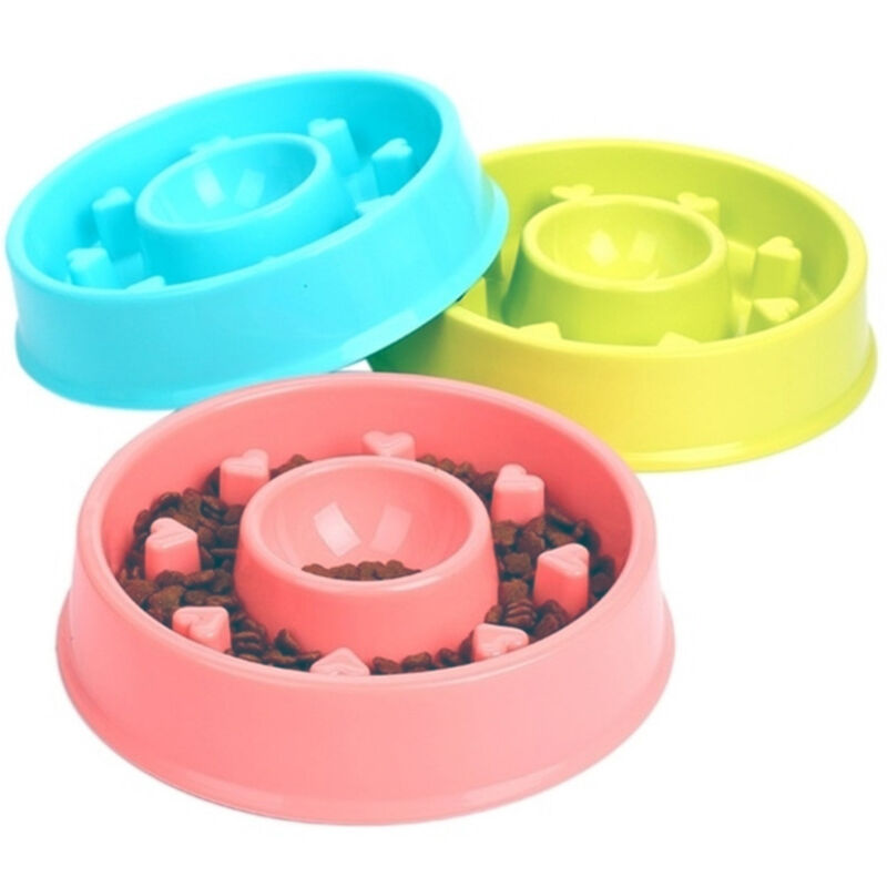 foto del prodotto trade shop traesio ciotola cuori plastica 18,5cm cocker cane gatto animali mangiatoia addestramento 
