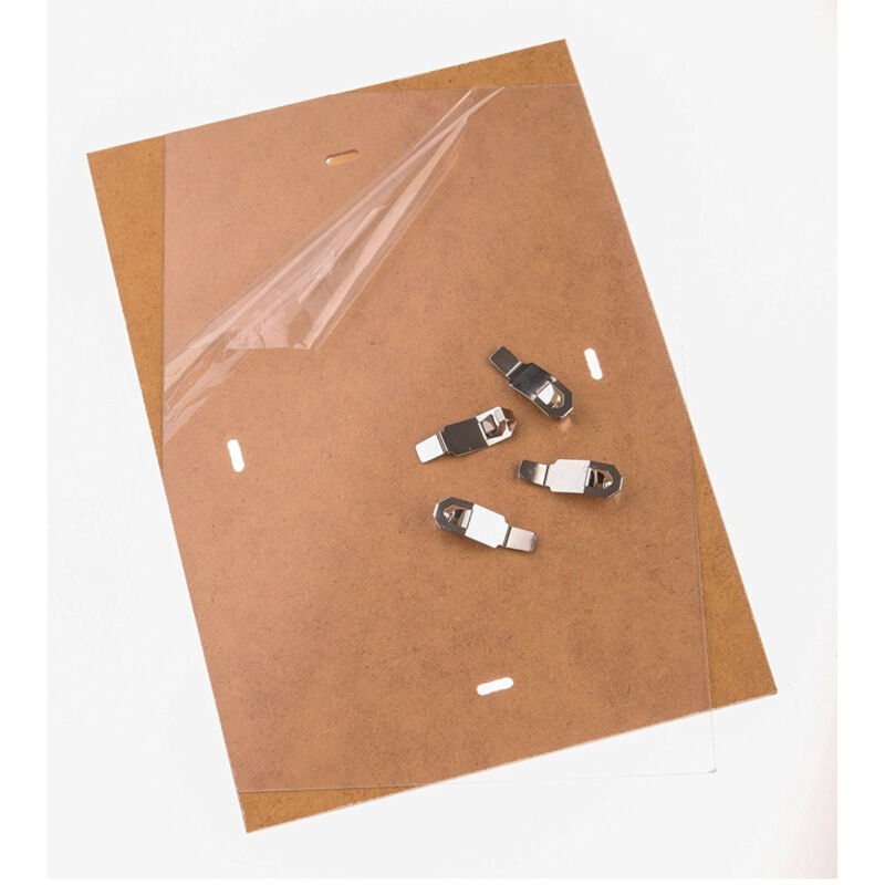 foto del prodotto trade shop traesio porta foto 20x25 con clip fix intercambiabile a giorno plexiglass senza cornice 