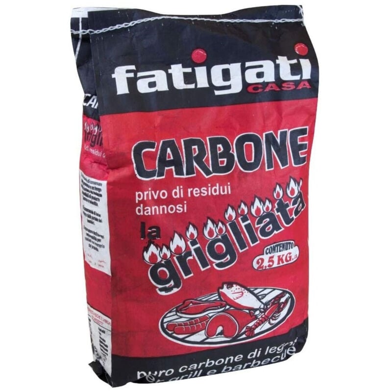 foto del prodotto trade shop traesio carbonella carbone legno vegetale sacchetto 2,5kg barbecue grill grigliata brace 
