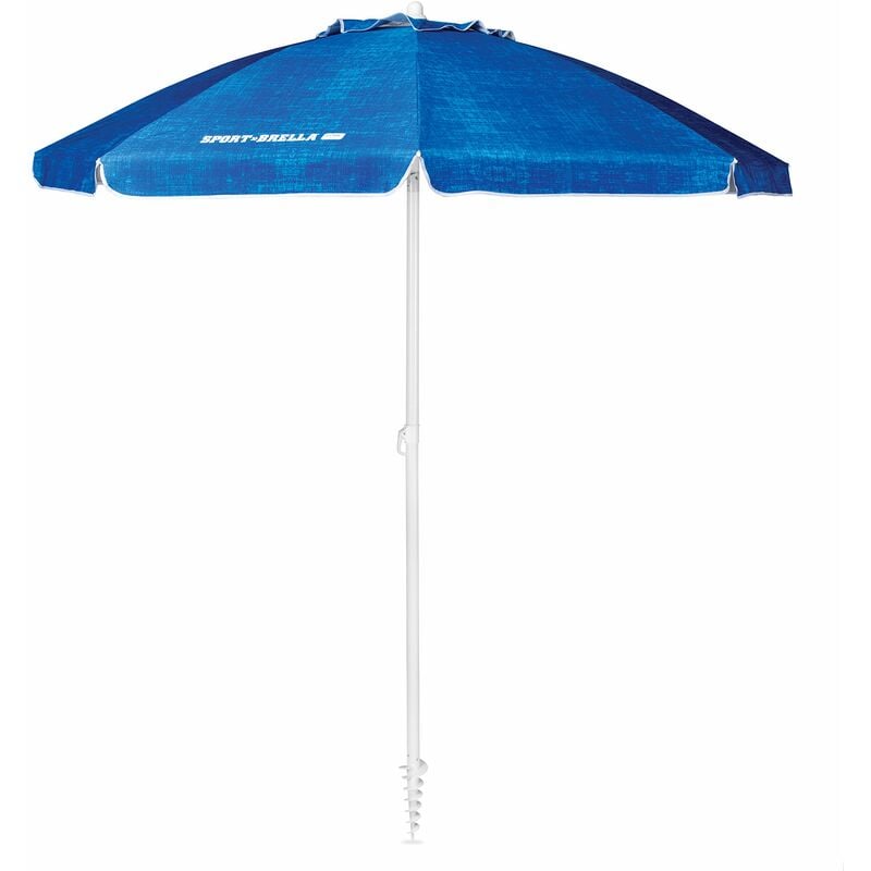 foto del prodotto sport brella ombrellone da spiaggia protezione solare uv 50 , 180cm, blu