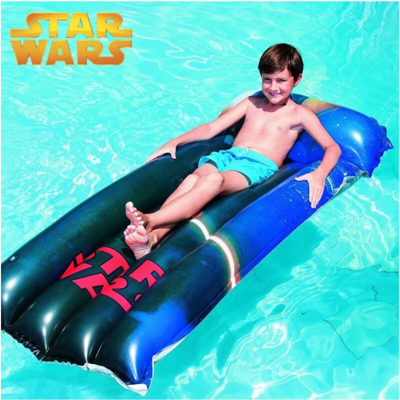 foto del prodotto trade shop traesio materassino gonfiabile mare piscina star wars 191 x 89 cm multicolore 