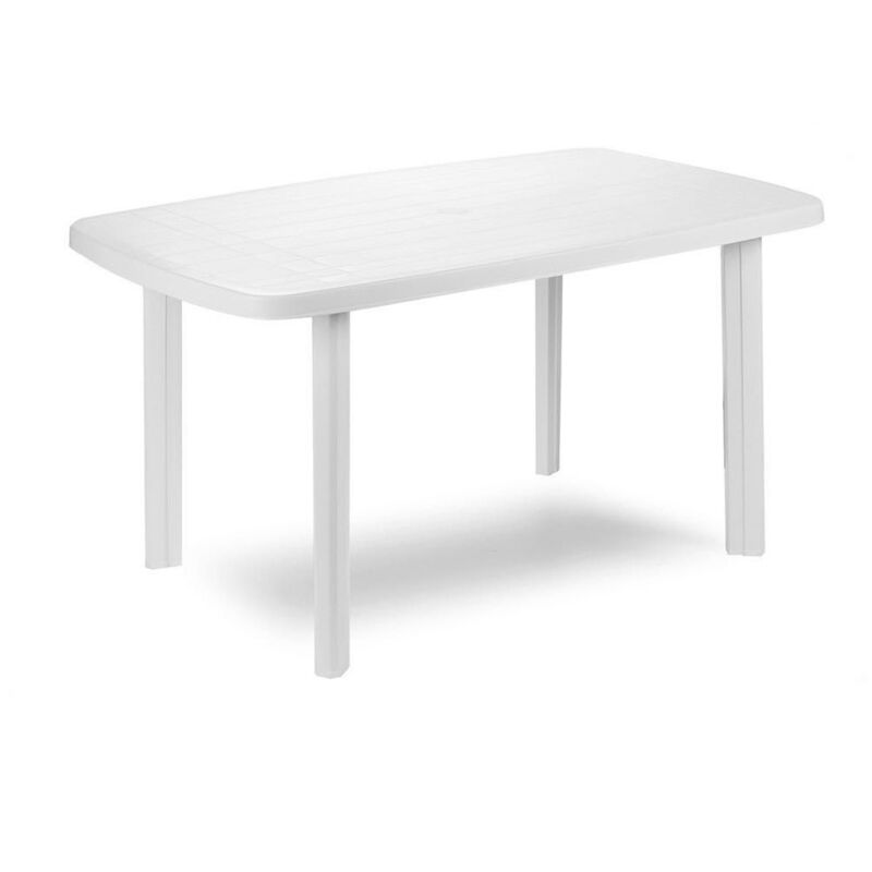 immagine 0 del prodotto tavolo design ovale bianco faro in polipropilene resistente 137 x 85 x 72 cm 008943 trade shop traesio