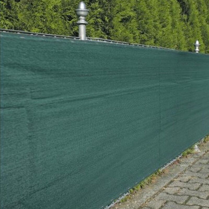 foto del prodotto telo ombreggiante h200cm rete ombra frangisole frangivista oscurante 10mt verde trade shop traesio