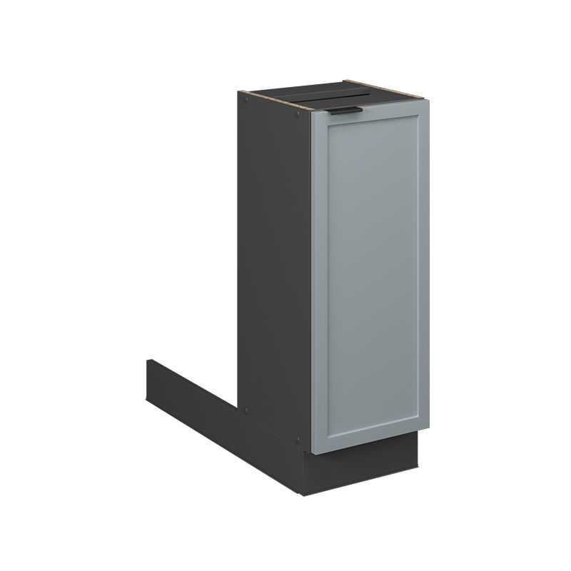 foto del prodotto isola cucina fame line, blu grigio chiaro, 30 cm senza piano di lavoro vicco