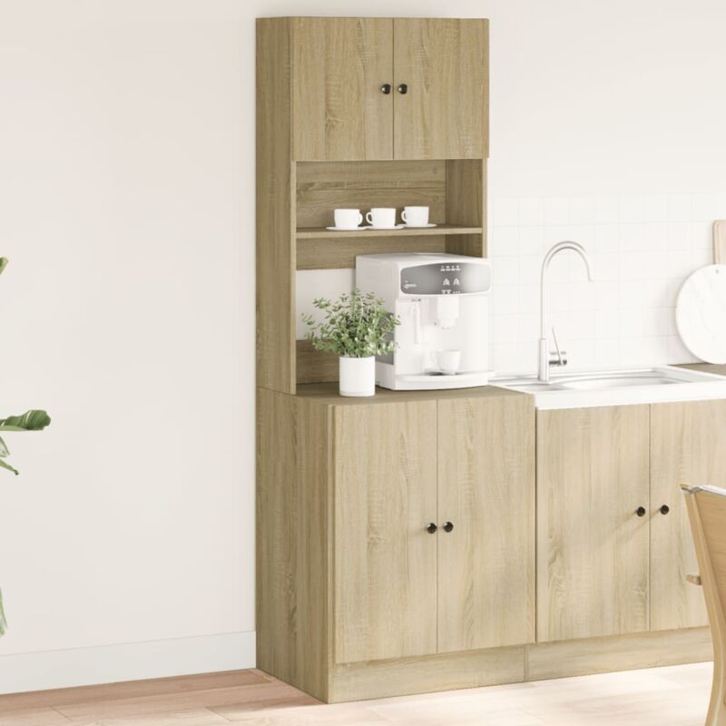 foto del prodotto mobile da cucina rovere sonoma 60x50x180 cm legno multistrato vidaxl