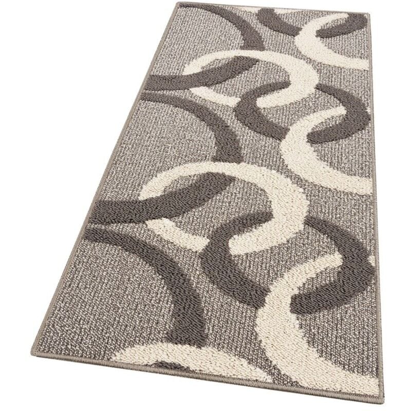 foto del prodotto emmevi mv s.p.a. tappeto cucina tridimensionale cerchi 3d assorbente morbido moderno antiscivolo beige 50x80 cm