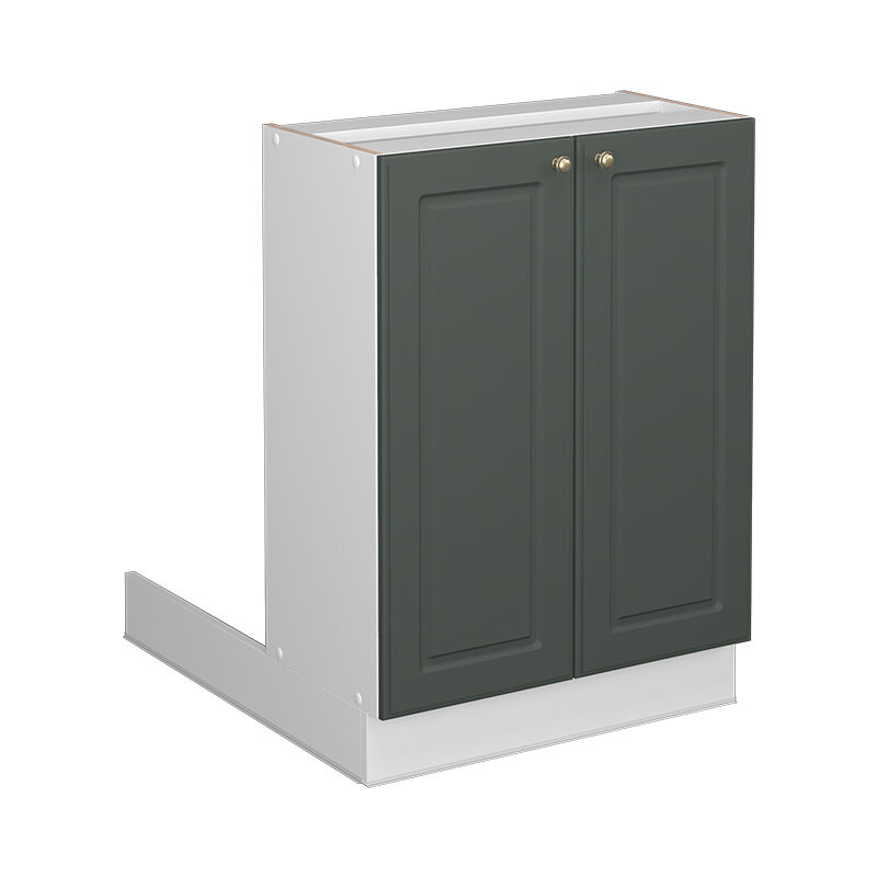 foto del prodotto isola cucina fame line, verde oro country house, 60 cm senza piano di lavoro vicco