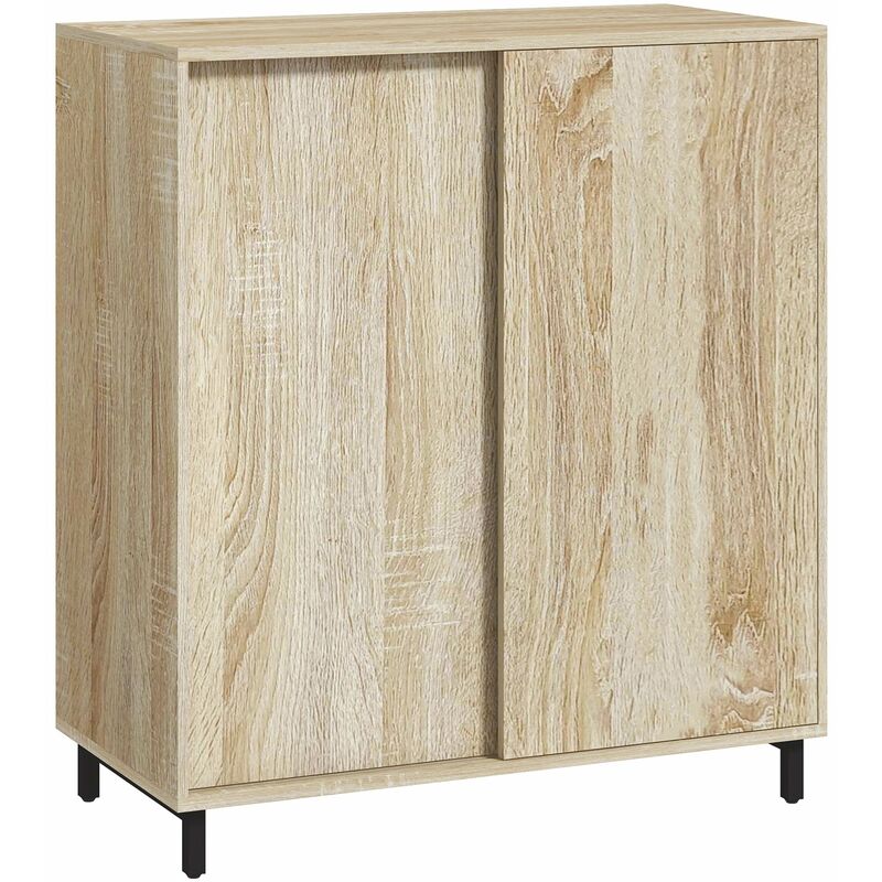 foto del prodotto mobile scarpiera 12 paia 80x40x93 cm in legno truciolare naturale