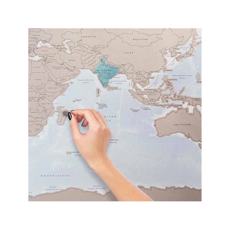 foto del prodotto trade shop traesio mappamondo da grattare poster xxl mappa del mondo politica 120 x 60cm cartina geo 