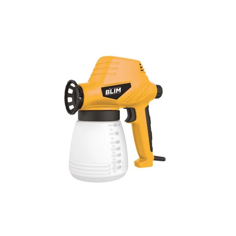 foto del prodotto blim pistola elettrica per verniciatura 120w serbatoio 800ml ugello 0,8mm viscosit massima 80 din sec maneggevolezza