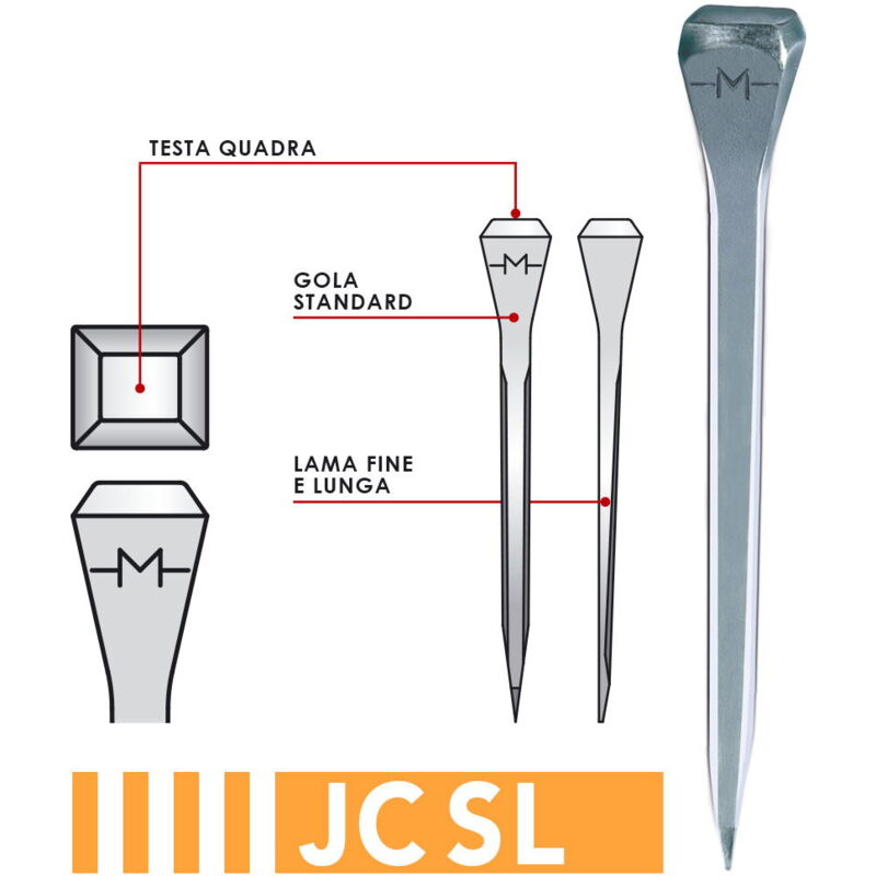 foto del prodotto chiodi mondial per cavalli sportivi e da passeggiata jc sl jc1 sl 52 mm da 250 pz