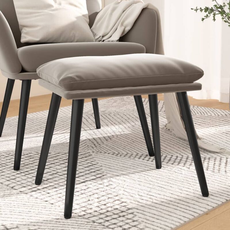 foto del prodotto furniture limited poggiapiedi grigio chiaro 45x29,5x35 cm in
