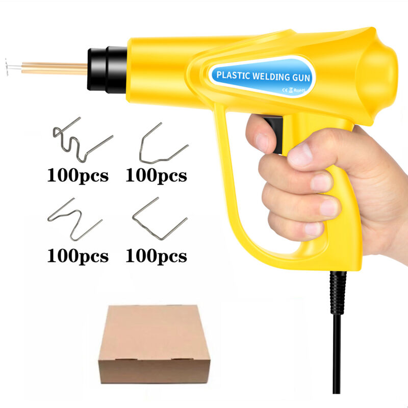 foto del prodotto tonchean saldatrice per plastica da 70 w, saldatrice per plastica per auto con 200 punti metallici, saldatrice per plastica a caldo, kit di