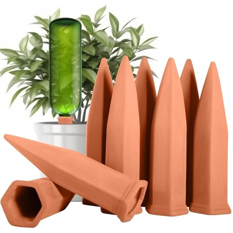 foto del prodotto snq lot de 8 syst mes d irrigation automatique, irrigation goutte goutte kit pour plantes en pot, irrigation des plantes pour jardin, plante