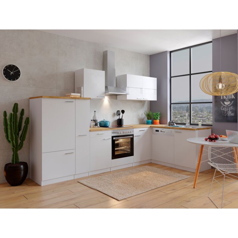 foto del prodotto cucina blocco cucina blocco cucina angolo cottura bianco malia 310x172 cm respekta