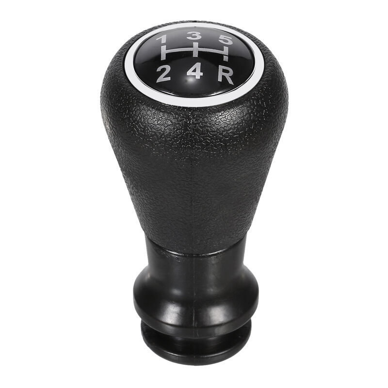 foto del prodotto alovez pomello del cambio a 5 velocit di ricambio per peugeot 106 206 306 406 207 307 407 408 508 605 607 807, modello nero