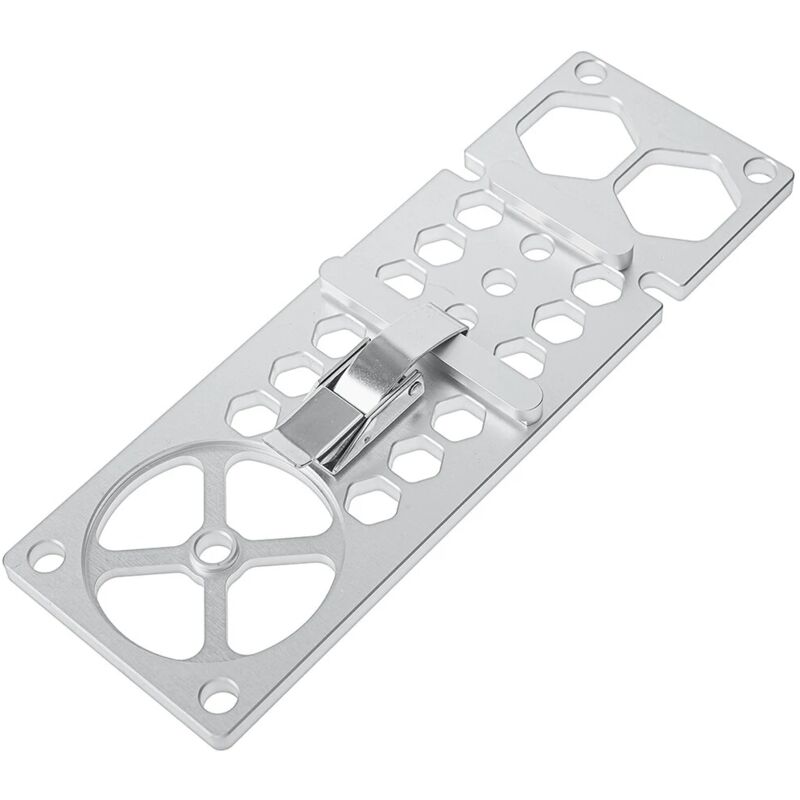 foto del prodotto alovez guida quadrata per sega a binario da 90 gradi in lega di alluminio per lavorazione del legno da 260 mm guida quadrata ad angolo retto
