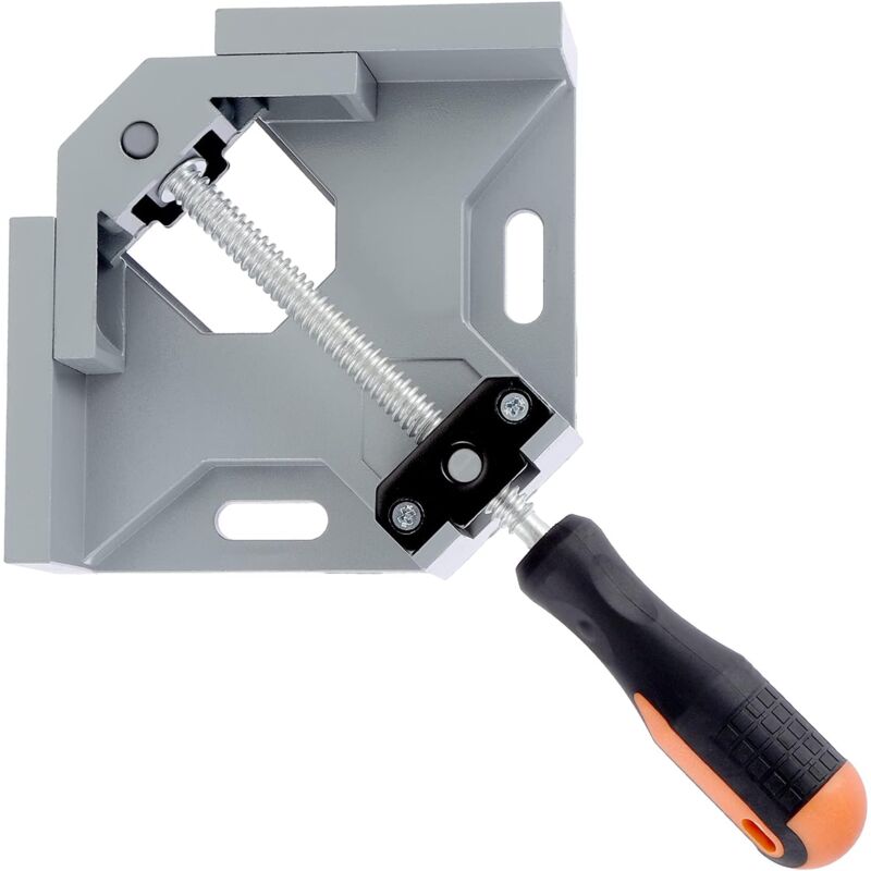foto del prodotto alovez morsetto ad angolo retto da 90 gradi, morsa da 90 gradi regolabile per lavorazione del legno, set di morsetti ad angolo retto per cornici