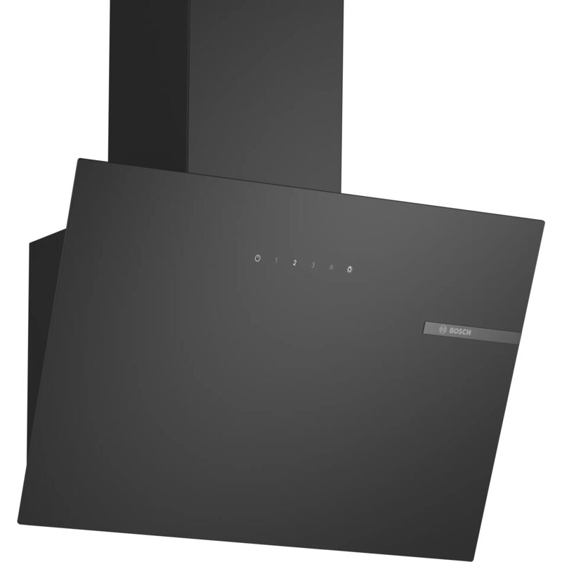 foto del prodotto bosch serie 2 dwk65dk6k. potenza massima di estrazione 430 m h, tipo di estrazione aspirante filtrante, classe di efficienza dinamica del