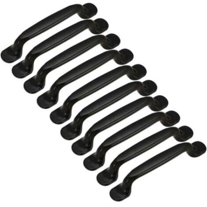 foto del prodotto 10x maniglia per mobili maniglie per ante di mobili da cucina distanza dal centro 128mm alluminio