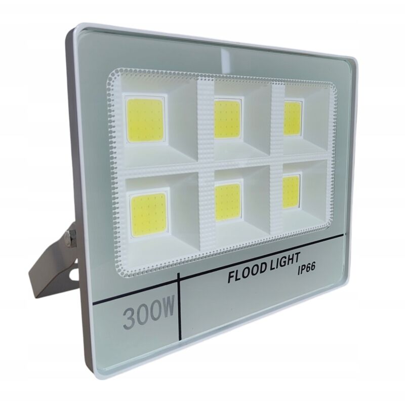 foto del prodotto lampada alogena led 300w edilizia riflettore giardino magazzino bianco nuova