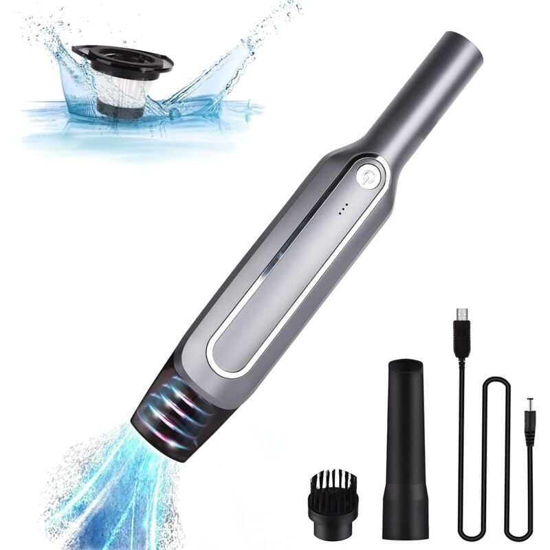 foto del prodotto zvd aspirapolvere portatile senza fili da 6000 pa aspirapolvere da tavolo ricaricabile da 2000 mah, mini aspirapolvere per auto cucina, auto,