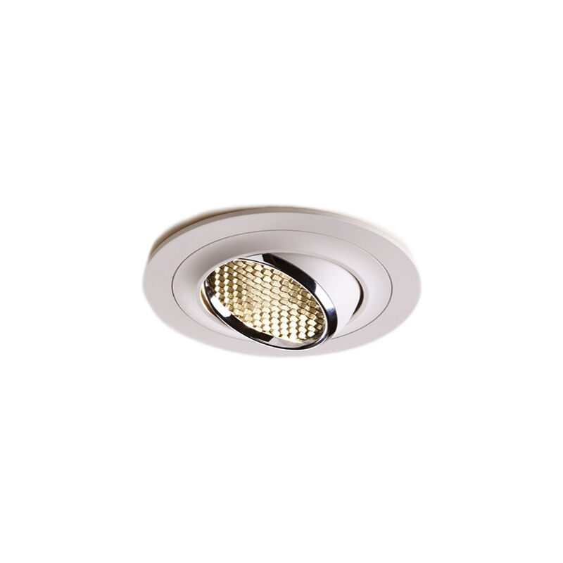 foto del prodotto zvd faretto da incasso a led 7w bianco caldo per soggiorno, bagno, ufficio