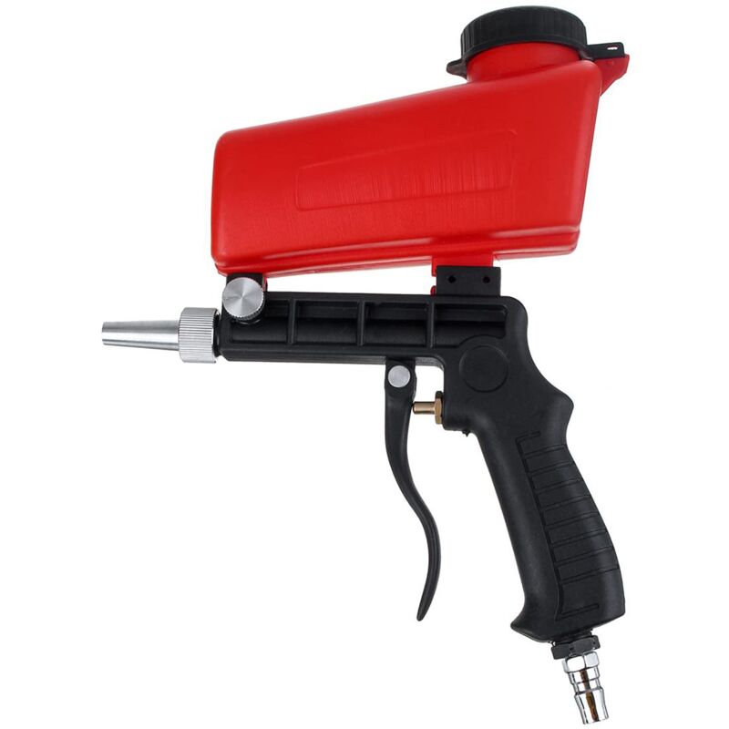foto del prodotto zvd kit sabbiatrice pistola sabbiatrice per la rimozione di vernice, ruggine e pulizia delle superfici