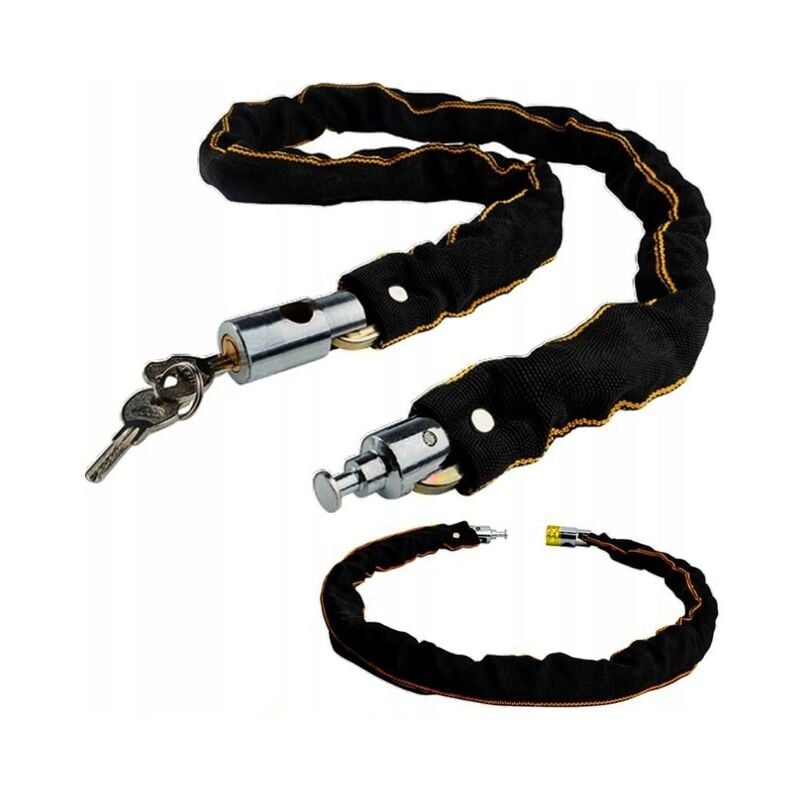 foto del prodotto morsetto lucchetto bici catena spessa 80cm moto lunga con lucchetto scooter