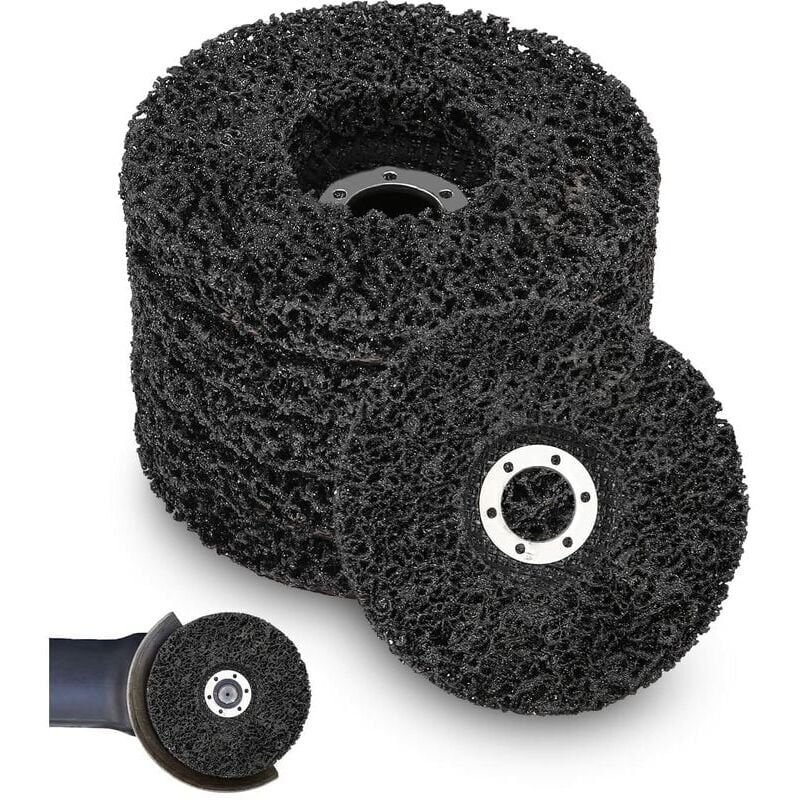 foto del prodotto snq pezzi di disco abrasivo, 125 x 22 mm, disco abrasivo per smerigliatrice angolare, disco abrasivo per la pulizia csd, dischi per la pulizia