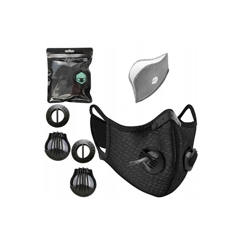 foto del prodotto maschera filtro n99, antismog, antivirus, sportiva