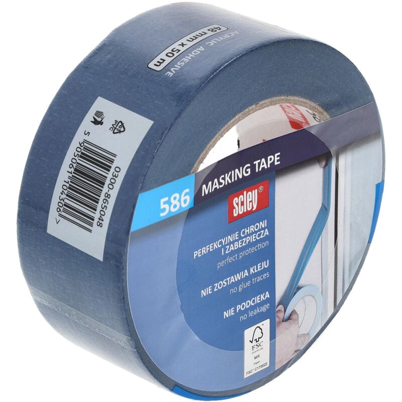 foto del prodotto nastro per pittura blue scley, serie 586 48 mm x 50 m 