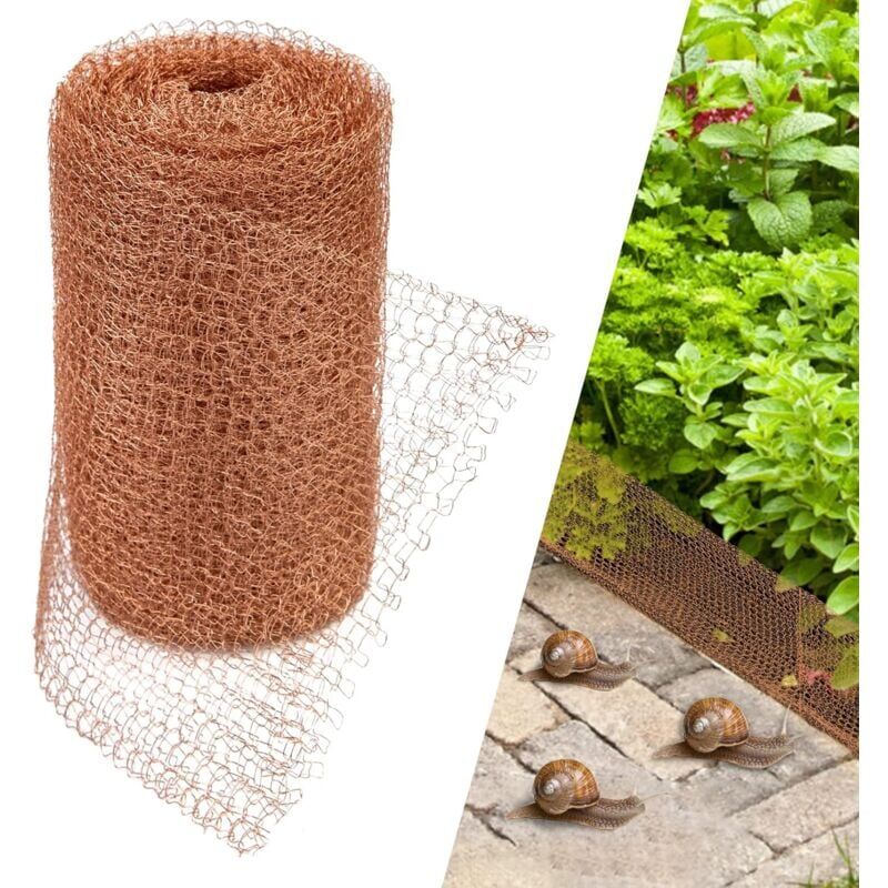 foto del prodotto 6m ruban cuivre anti escargots jardin anti limace pour jardin potager