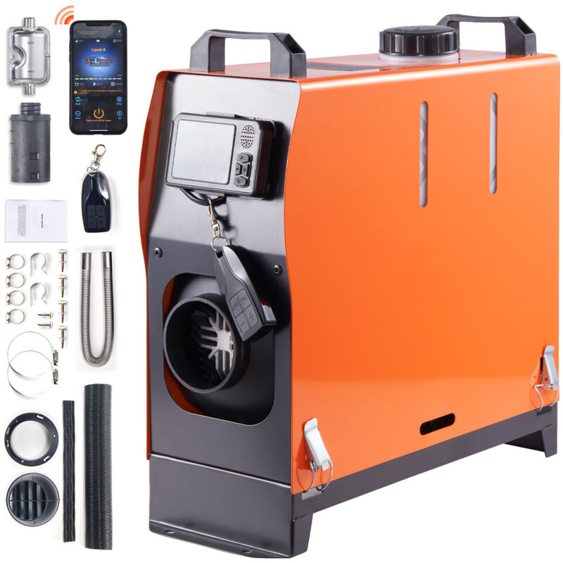 immagine 0 del prodotto mophorn riscaldatore ad aria diesel, 12 v 8 kw, controllo tramite app bluetooth, display lcd, design all in one, ideale per auto, camper e