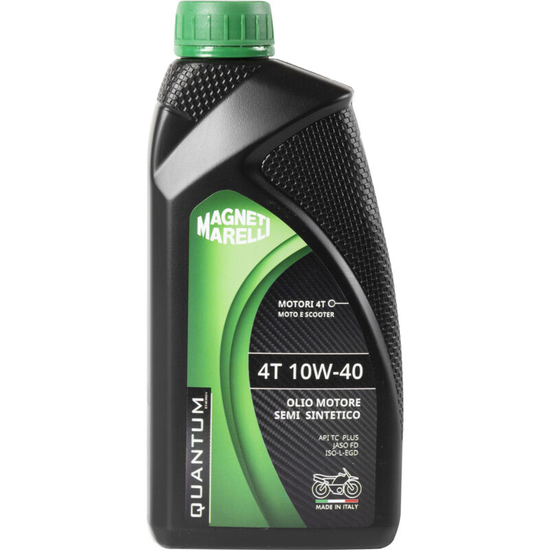 foto del prodotto lubrificante moto semi sintetico olio motore 10w 40 1lt magneti marelli