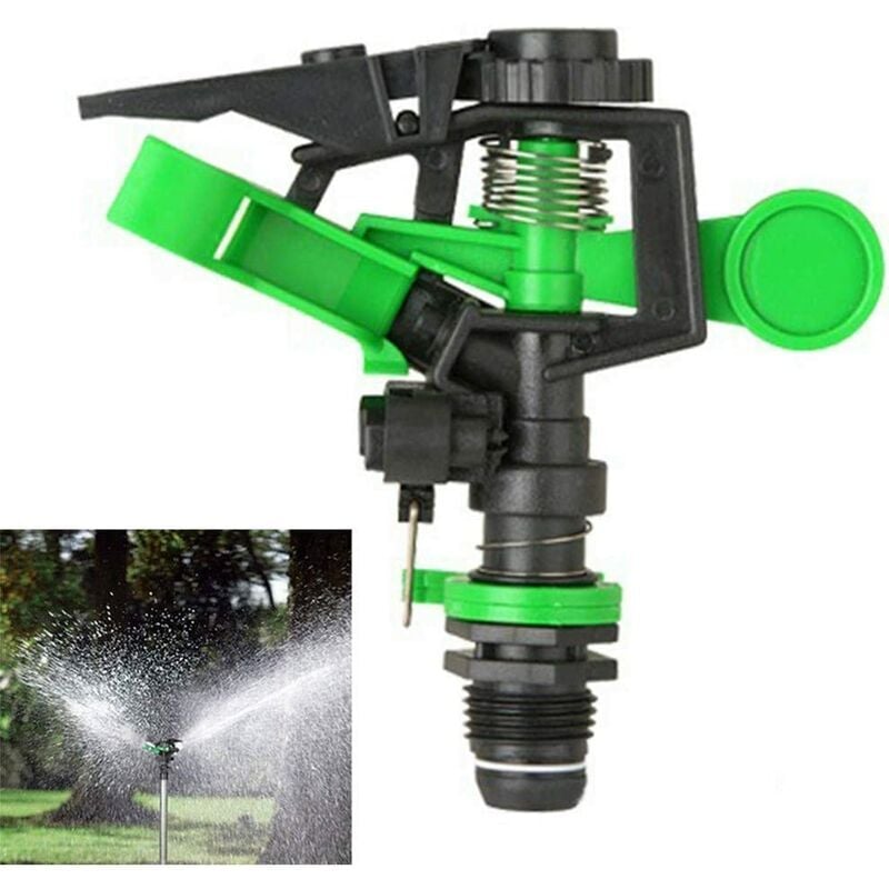 foto del prodotto strumento di irrigazione per giardinaggio irrigazione del prato del giardino strumenti da giardino durevoli irrigatori a spruzzo rotanti ugelli per