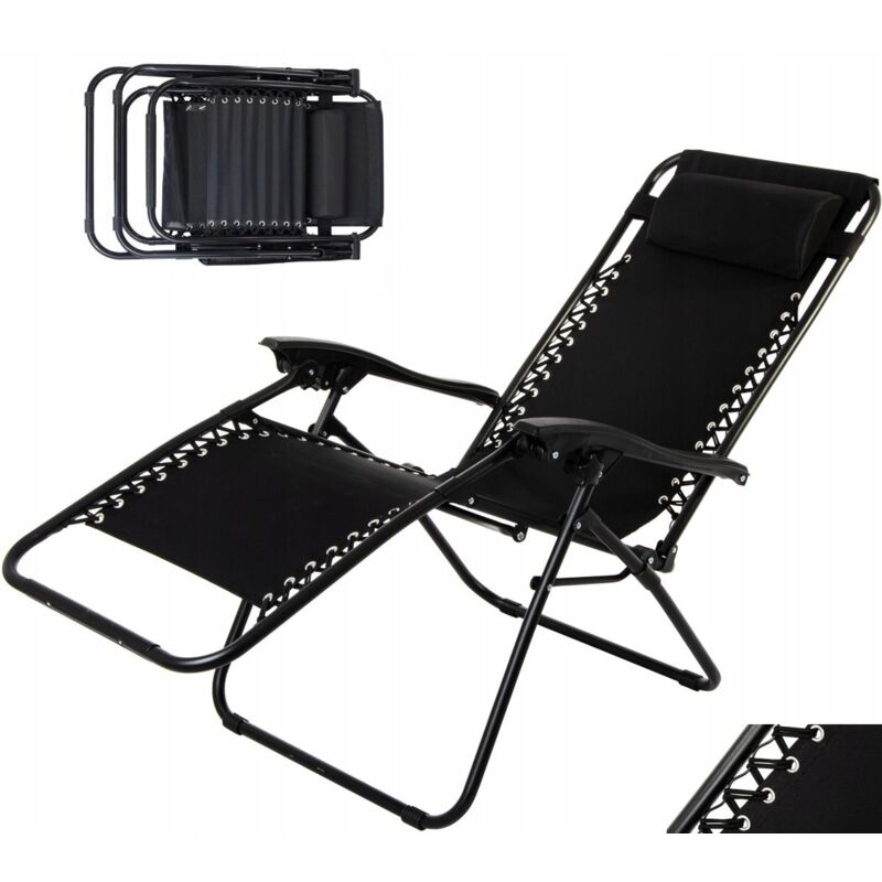 foto del prodotto sedia da spiaggia da giardino pieghevole, premium, 120kg