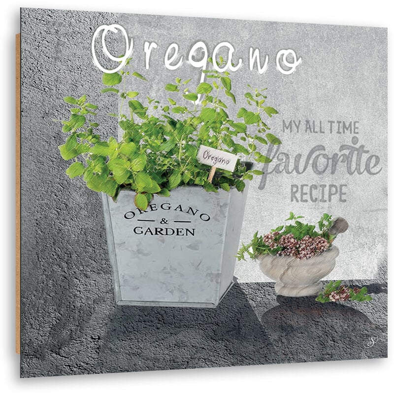 foto del prodotto gbshop quadro deco panel, spezie di cucina di origano 50x50